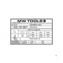 WIG-Schweißinverter DC Pulse 200A + Zubehör MW Tools