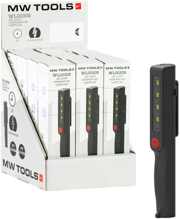 Display med 12 håndlamper WL0030S MW Tools Display med 12 håndlamper WL0030S MW Tools