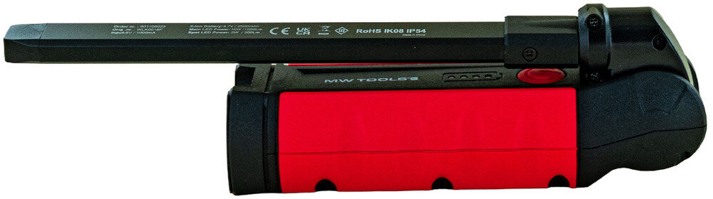 Display med 10 inspektionslamper 1000 + 200 lumen WLK0018F MW Værktøj