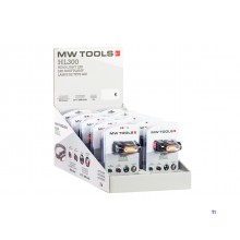 Display mit 10 Stirnlampen 300lm HL300 MW Tools Display mit 10 Stirnlampen 300lm HL300 MW Tools