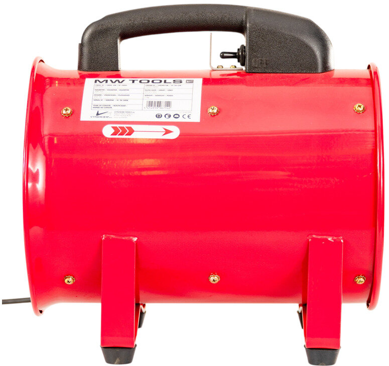 Mobil ventilator ø200mm - 250W MW Værktøj