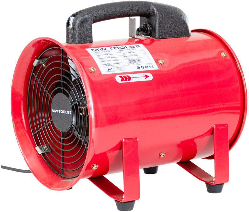 Mobil ventilator ø200mm - 250W MW Værktøj