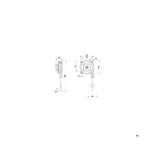 Balancer 0,4 - 1 kg Länge 1600 mm Zeca