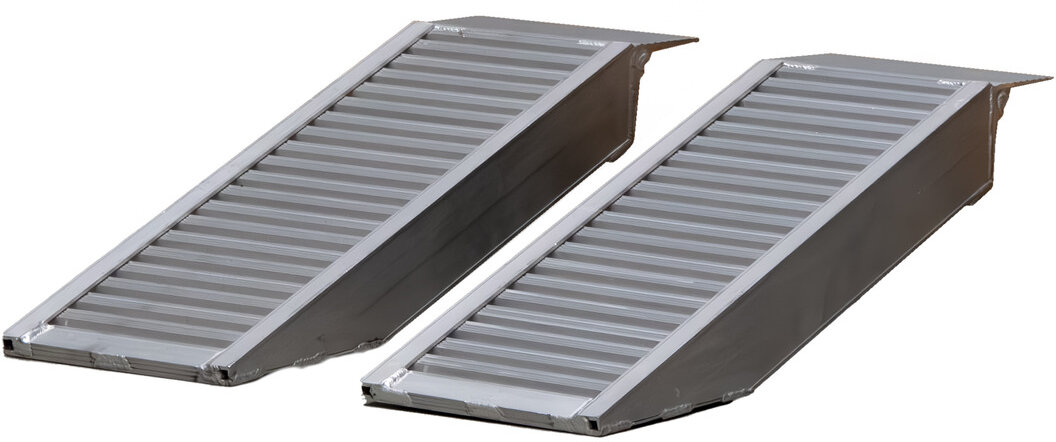 Satz kurze Alu-Rampen 3000kg 930 x 300mm Nutzbreite 240mm MW Tools