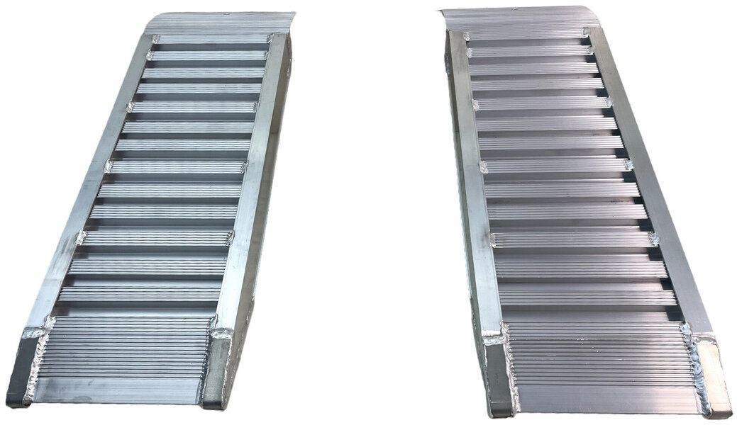 Satz kurze Alu-Rampen 3000kg 930 x 300mm Nutzbreite 240mm MW Tools