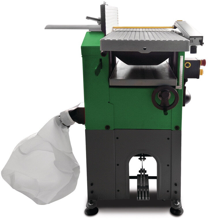 Kombinert høvel tykkelseshøvel 254 mm 2 høvelkniver med integrert avsug 1,2 kW 230V Holzstar