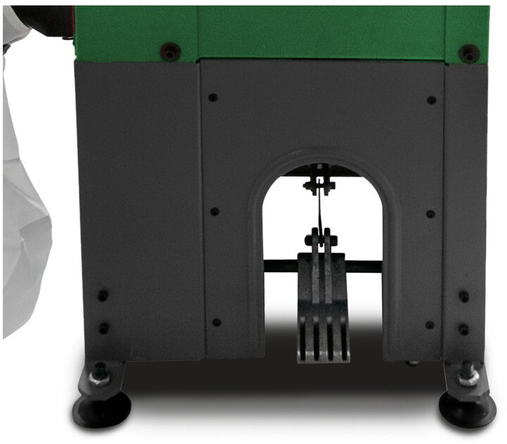 Kombinert høvel tykkelseshøvel 254 mm 2 høvelkniver med integrert avsug 1,2 kW 230V Holzstar