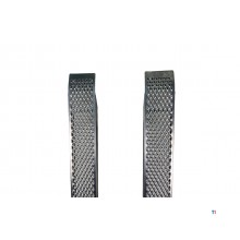 Set of fixed ramps aluminum 1000kg 1500 x 260mm usable width 222mm MW Tools