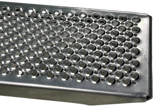 Set of fixed ramps aluminum 1000kg 1500 x 260mm usable width 222mm MW Tools