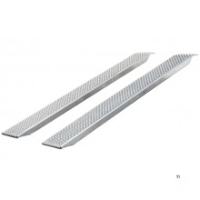Set of fixed ramps aluminum 1000kg 2000 x 260mm usable width 222mm MW Tools
