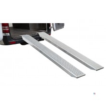 Set of fixed ramps aluminum 1000kg 2000 x 260mm usable width 222mm MW Tools Set of fixed ramps aluminum 1000kg 2000 x 260mm usable width 222mm MW Tools