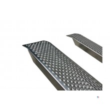 Set of fixed ramps aluminum 1000kg 2500 x 260mm usable width 222mm MW Tools Set of fixed ramps aluminum 1000kg 2500 x 260mm usable width 222mm MW Tools