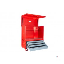 Metal storage chest 905 l 4 drawers MW Tools