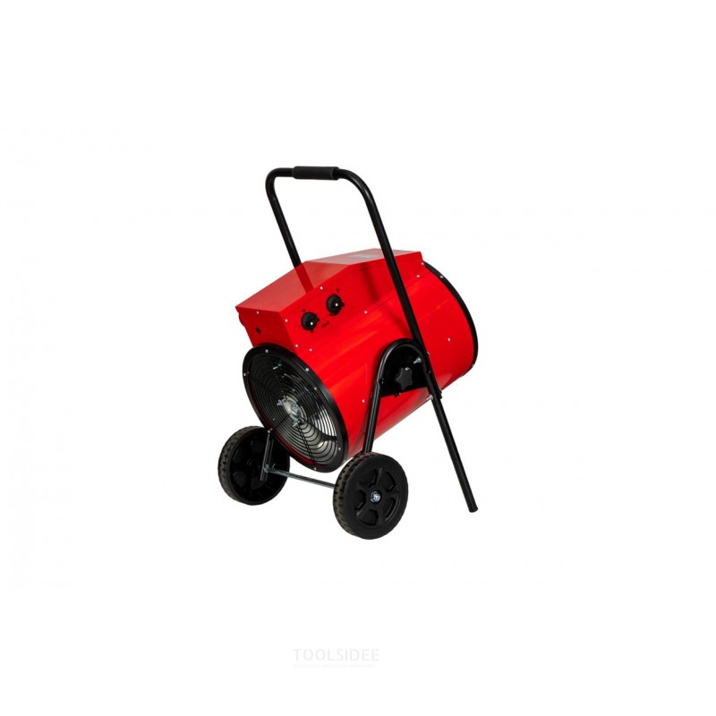 Sähköinen kuumailmapuhallin 15kW 3x400V kärry MW Tools