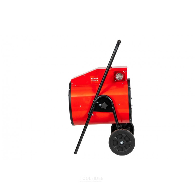 Sähköinen kuumailmapuhallin 15kW 3x400V kärry MW Tools
