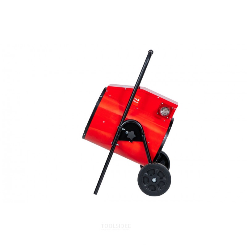 Sähköinen kuumailmapuhallin 15kW 3x400V kärry MW Tools