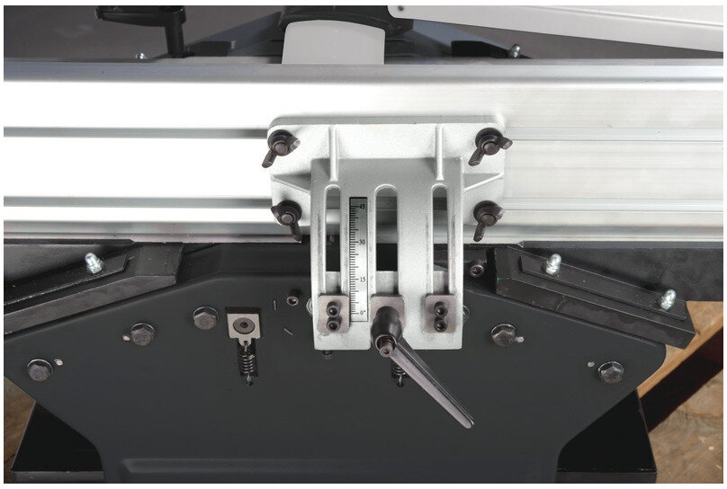 Bærbar kombinert høvel tykkelseshøvel 254 mm 2 høvelkniver 1,5 kW 230V Holzstar