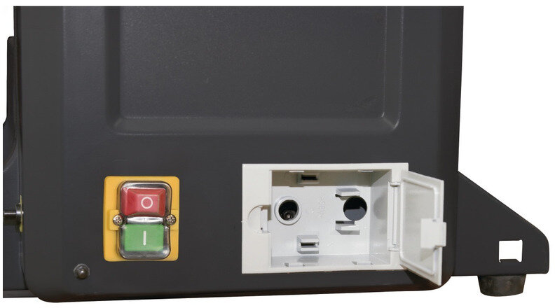 Bærbar kombinert høvel tykkelseshøvel 254 mm 2 høvelkniver 1,5 kW 230V Holzstar