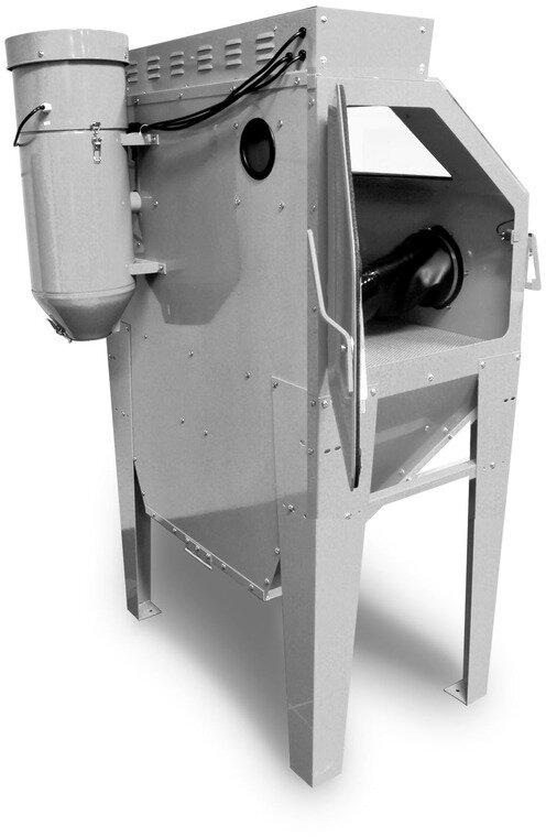 Professionelle Strahlkabine 350 L mit Absaugung und Handpistole mit festem Kopf MW Tools