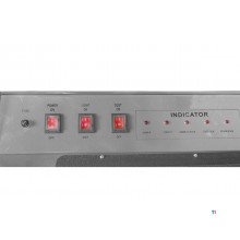 Professionelle Strahlkabine 350 L mit Absaugung und Handpistole mit festem Kopf MW Tools