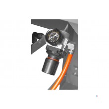 Professionelle Doppelstrahlkabine 880 L mit Absaugung MW Tools