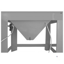 Professionelle Doppelstrahlkabine 880 L mit Absaugung MW Tools