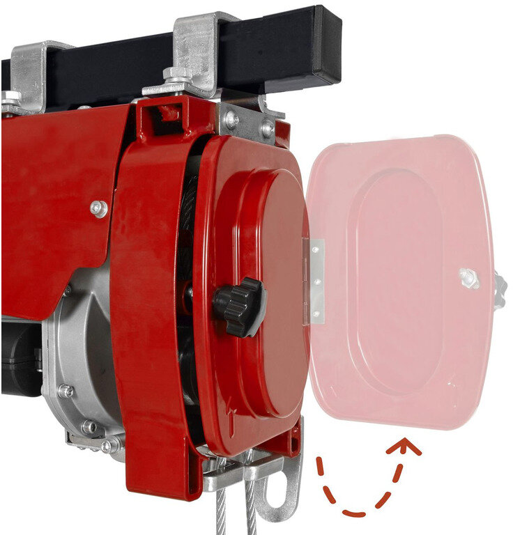 Kabeltalje 300 kg 60m 230V type gennemløb trådløs styring MW Tools