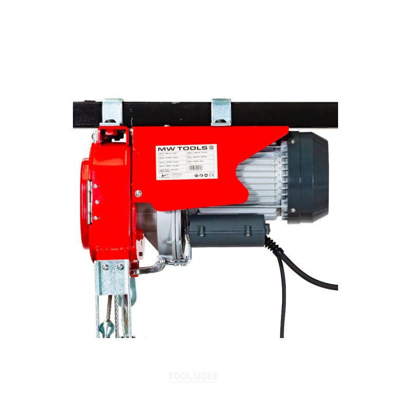 Kabeltalje 300 kg 60m 230V type gennemløb trådløs styring MW Tools Kabeltalje 300 kg 60m 230V type gennemløb trådløs styring MW Tools