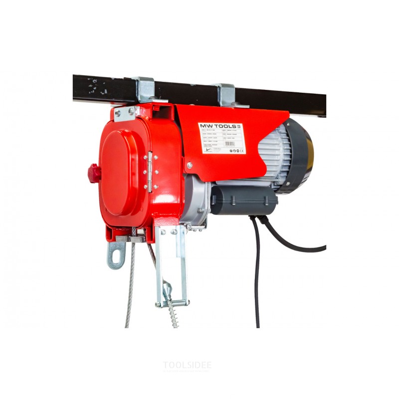 Kabeltalje 300 kg 60m 230V type gennemløb trådløs styring MW Tools Kabeltalje 300 kg 60m 230V type gennemløb trådløs styring MW Tools