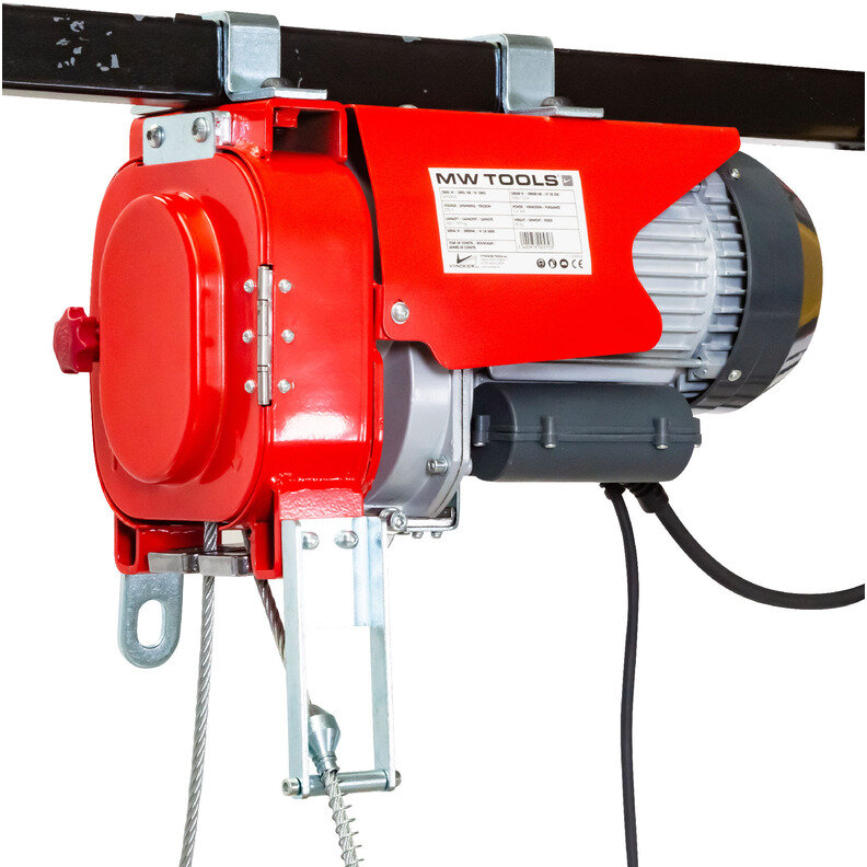 Kabeltalje 300 kg 60m 230V type gennemløb trådløs styring MW Tools