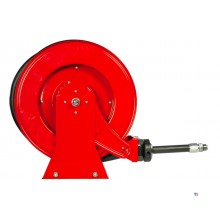 Dieselhaspel 15 m Ø 3/4" 20 bar Stahl pulverbeschichtet mit Aufrollautomatik und fester Wandhalterung MW Tools