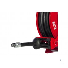 Dieselhaspel 15 m Ø 3/4" 20 bar Stahl pulverbeschichtet mit Aufrollautomatik und fester Wandhalterung MW Tools