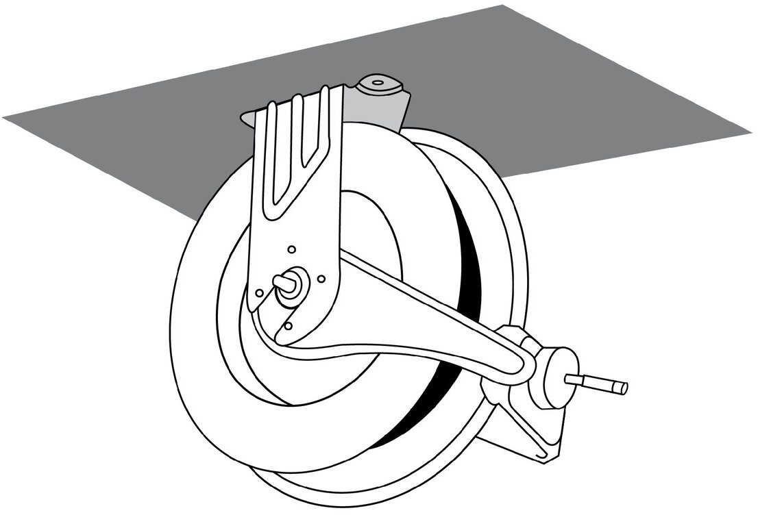 Dieselhaspel 15 m Ø 3/4" 20 bar Stahl pulverbeschichtet mit Aufrollautomatik und fester Wandhalterung MW Tools