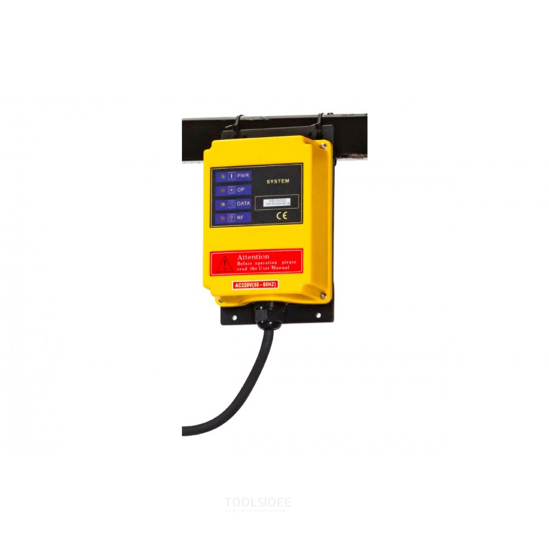 Kabeltalje 500 kg 60m 230V type gennemløb trådløs styring MW Tools