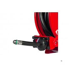 AdBlue-spole 15 m Ø 3/4" 20 bar Pulverlakeret stål med automatisk oprulning og fast vægbeslag MW Tools