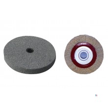 Kombinasjonssliper med børstediameter 150 mm, 2850 o/min, 450 W, 230 V, inkludert slipestein og børste, Optigrind