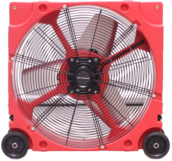 Mobiler Ventilator PE Ø600mm 180W 230V MW Tools