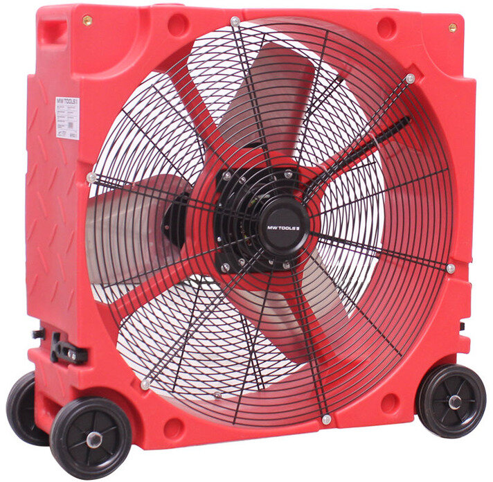 Mobiler Ventilator PE Ø600mm 180W 230V MW Tools