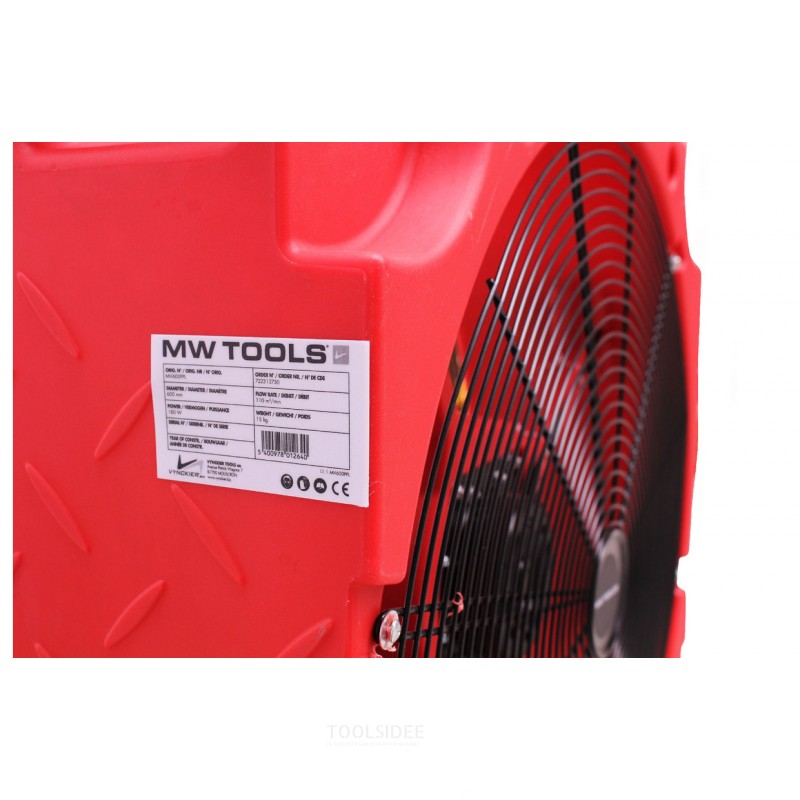 Mobil ventilator PE Ø600mm 180W 230V MW Værktøj