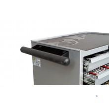 Grauer Werkzeugwagen mit 7 Schubladen Teng Tools