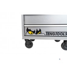 Grauer Werkzeugwagen mit 7 Schubladen Teng Tools