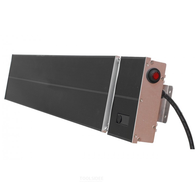 Infrarød varmeradiator 2600W uden lysstråling MW Tools
