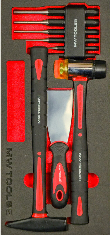 Stempelsæt skumbakke 9 dele MW Tools Stempelsæt skumbakke 9 dele MW Tools