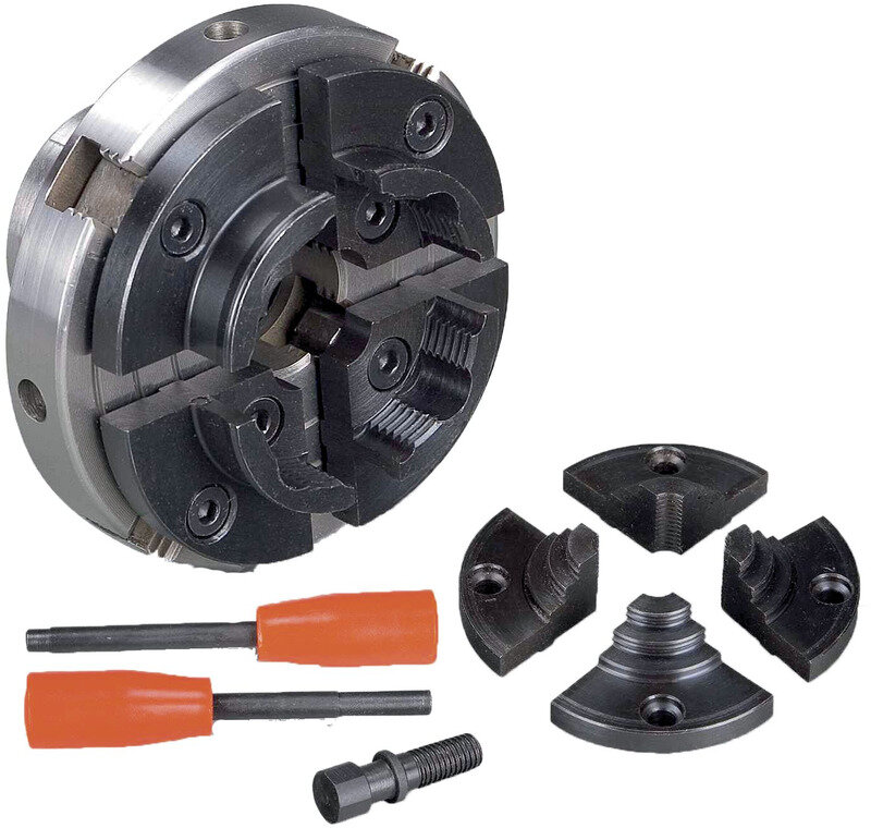 Houtklauwplaat 4 bekken ø 100 mm M33x3,5 verwisselbare klauwen Holzstar