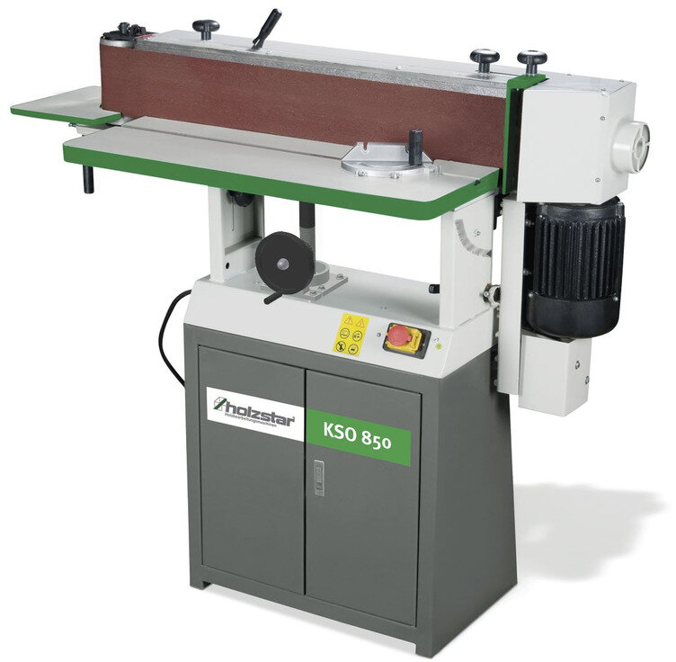 Oszillierende Kantenschleifmaschine, Schleiflänge 950 mm, Schleifband 150x2515 mm, 2,2 kW, 400V, Holzstar
