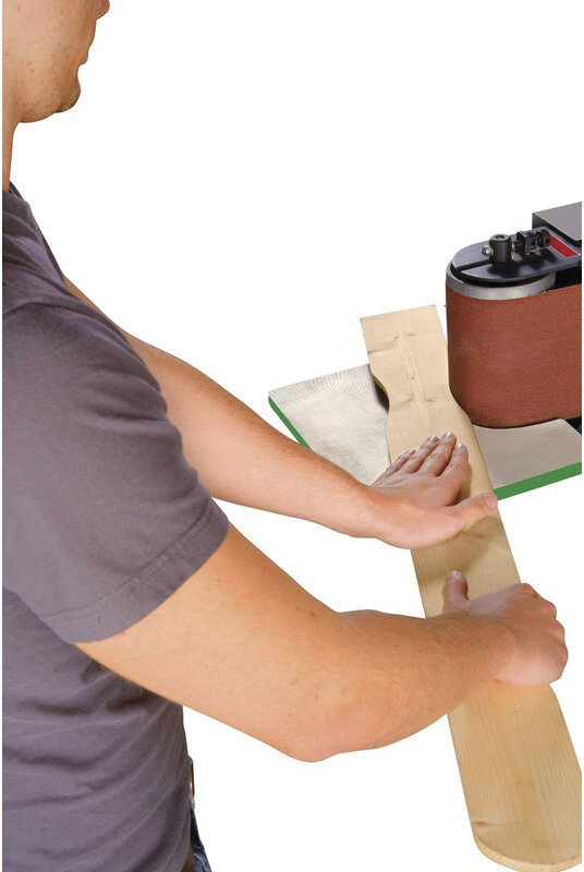 Oszillierende Kantenschleifmaschine, Schleiflänge 950 mm, Schleifband 150x2515 mm, 2,2 kW, 400V, Holzstar