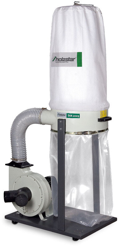 Støvudsugningssystem træ 2533m³/t 1,5kW 230V Holzstar