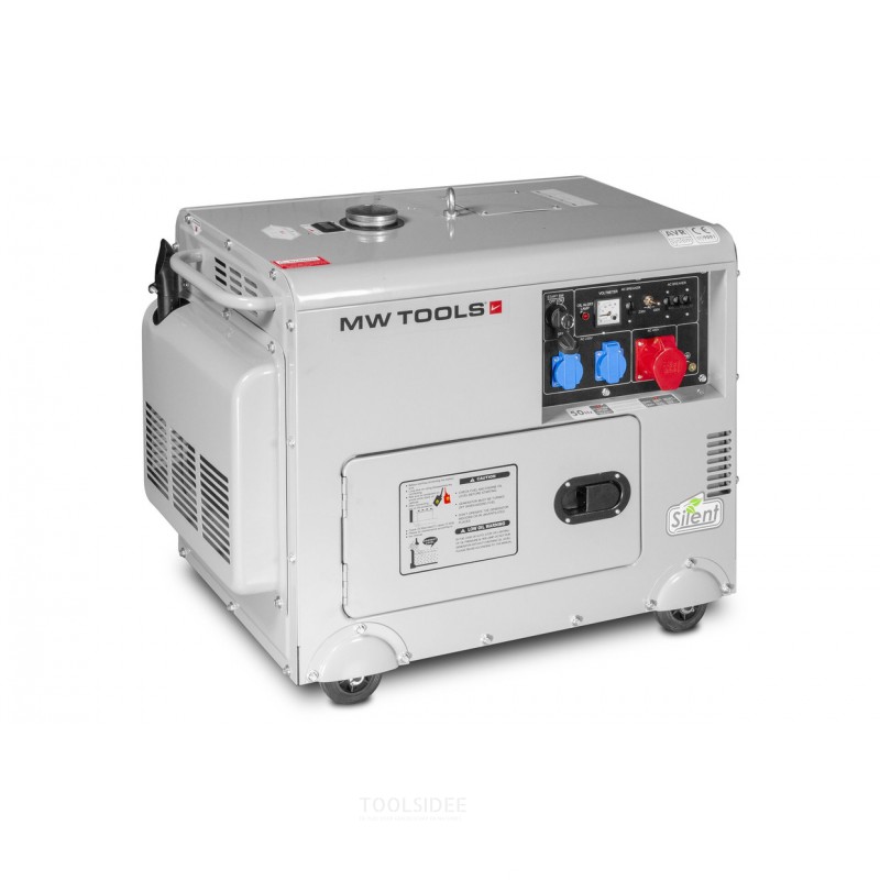 Dieselgenerator 6kW 3x400V+1x230V MW Værktøj