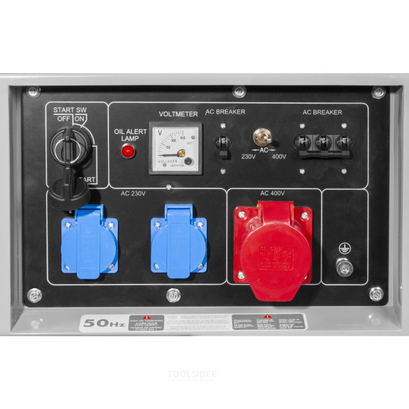 Dieselgenerator 6kW 3x400V+1x230V MW Værktøj