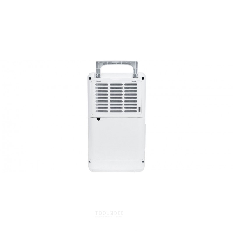Lydløs og kompakt affugter 12L/dag - 280W, 2L reservoir, ideel til badeværelser eller rum op til 20m² MW Værktøj
